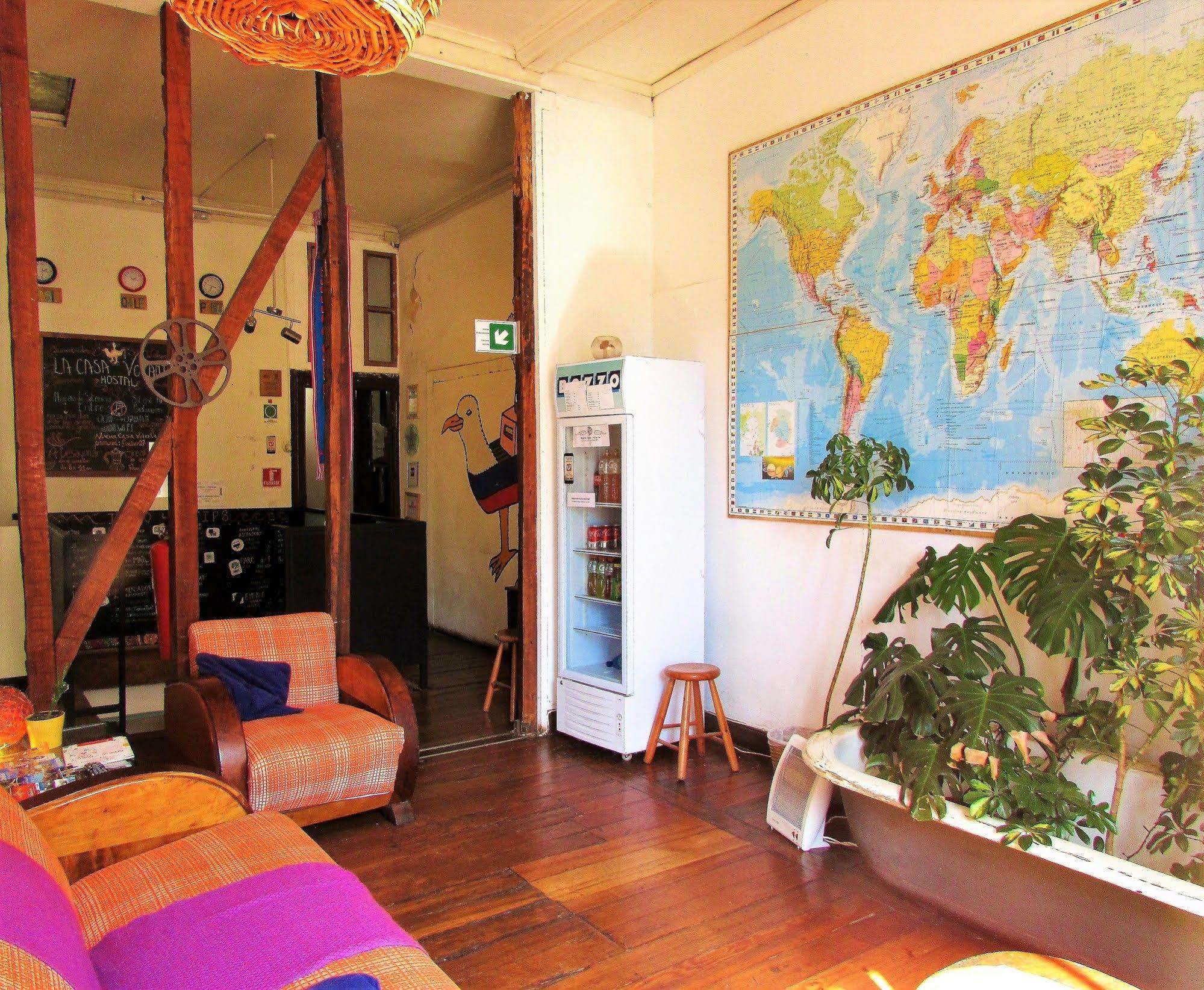וואלפאראיסו Casa Volante Hostal מראה חיצוני תמונה